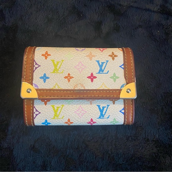 Louis Vuitton Multicolor Porte Monnaie coin case - Picture 3 of 13